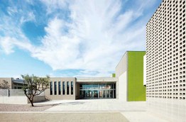 Testura berezia hosto formarekin eta instalazio sistema bertikala proiektuko 1. argazkia