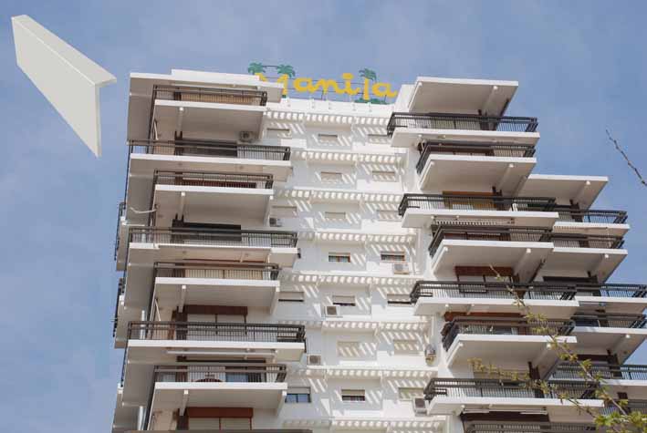 Terrazen aurrealde pertsonalizatuak, Gandiako Manila eraikinerako proiektuko 4. argazkia