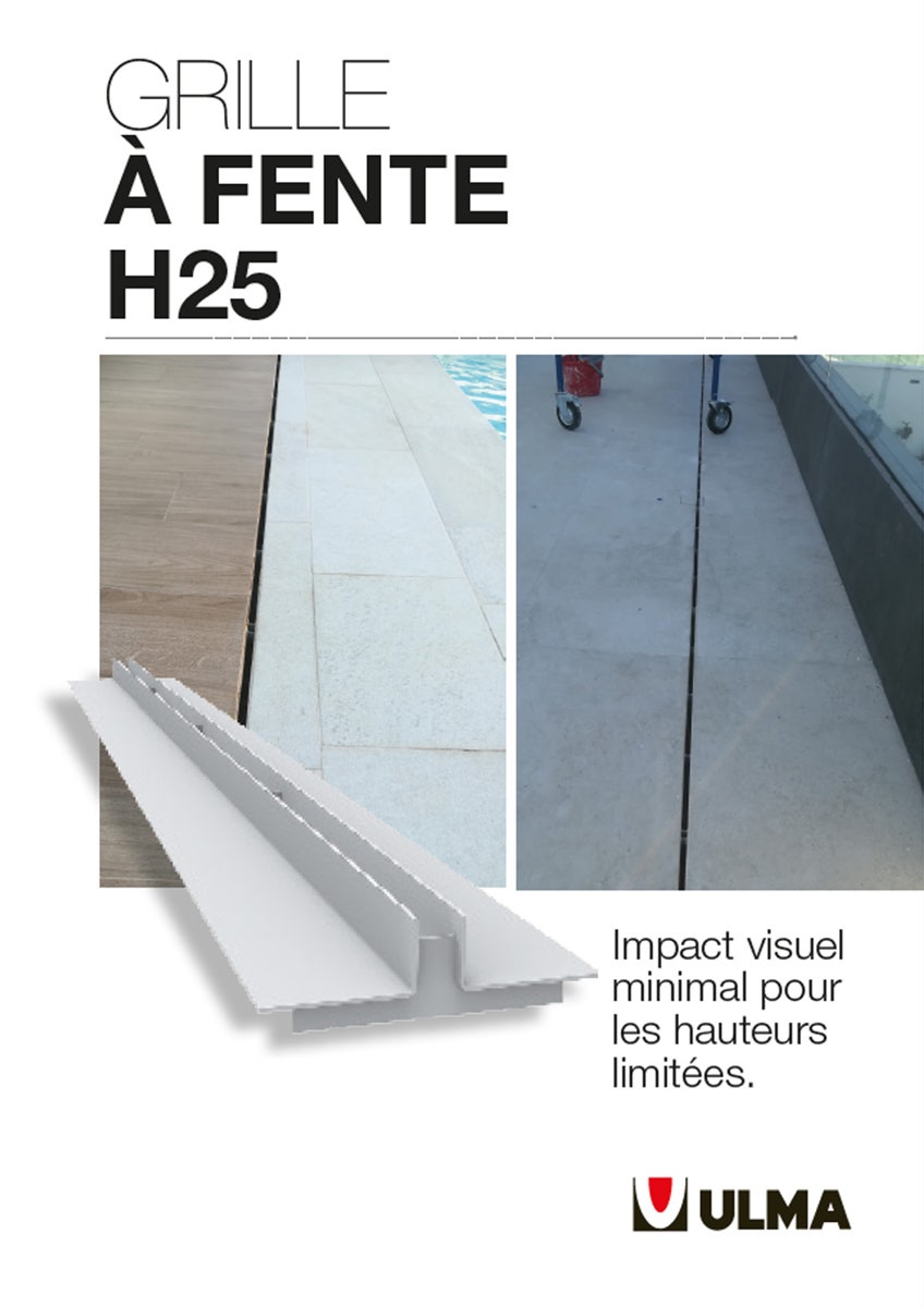 Grille à Fente H25