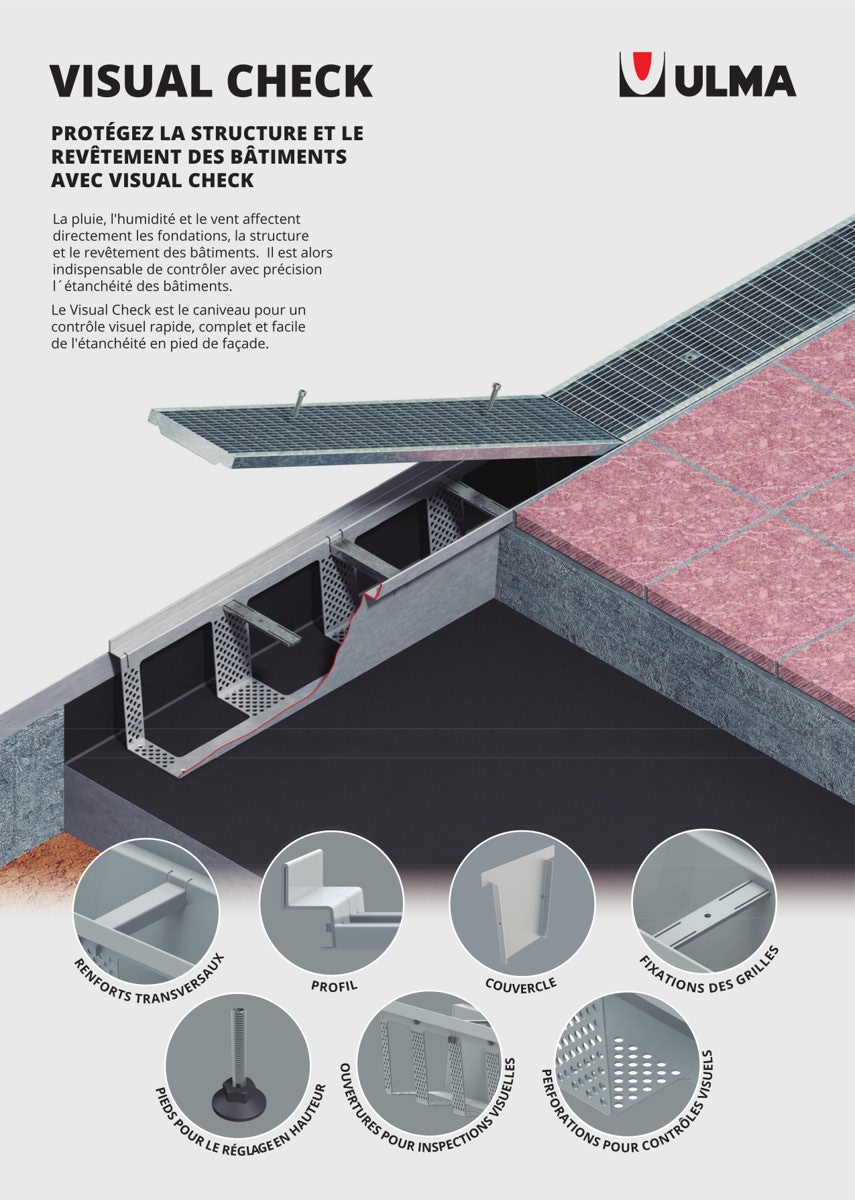 Visual Check - Caniveau de façade