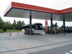 Photo 1 du projet Station d'essence  - avec caniveaux  Civil-F