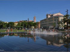 Photo 1 du projet Le Miroir d’eau à Nice est équipé de caniveaux ULMA