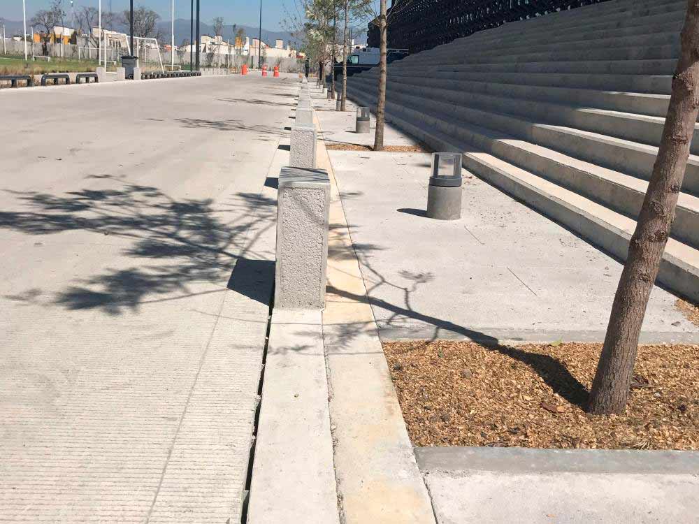 Photo 3 du projet Des caniveaux ULMA dans les installations sportives FemexFut, México