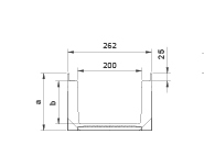 S250 - Caniveau de faible hauteur pour grandes charges
