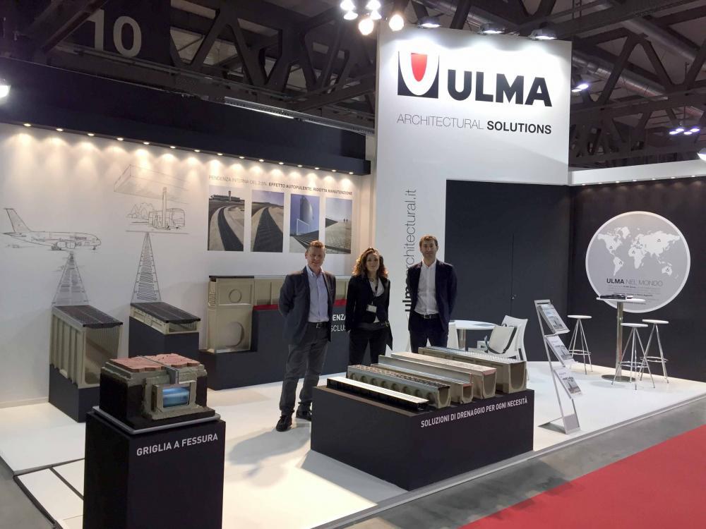 ULMA ha presentato la sua gamma di drenaggio nella Fiera MADE Expo di Milano