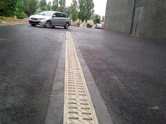 Foto n. 2 del progetto Canale KOMPAQDRAIN® a Rhône-Alpes, Francia