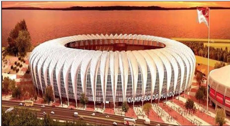 Foto n. 2 del progetto Canali di drenaggio nell'stadio Beira-Rio-Brasile