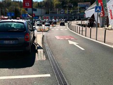 Foto n. 1 del progetto Canali MultiV+ nel parcheggio del Géant Casino de Saint Etienne, Francia