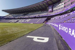 Foto n. 2 del progetto Stadio di Valladolid: posa efficiente del cablaggio televisivo
