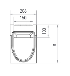KOMPAQ150 CIVIL - Canali per grandi carichi KOMPAQDRAIN®