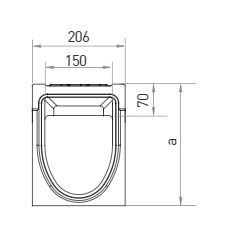 KOMPAQ150 TRAFFIC - Canali monolitico KOMPAQDRAIN®