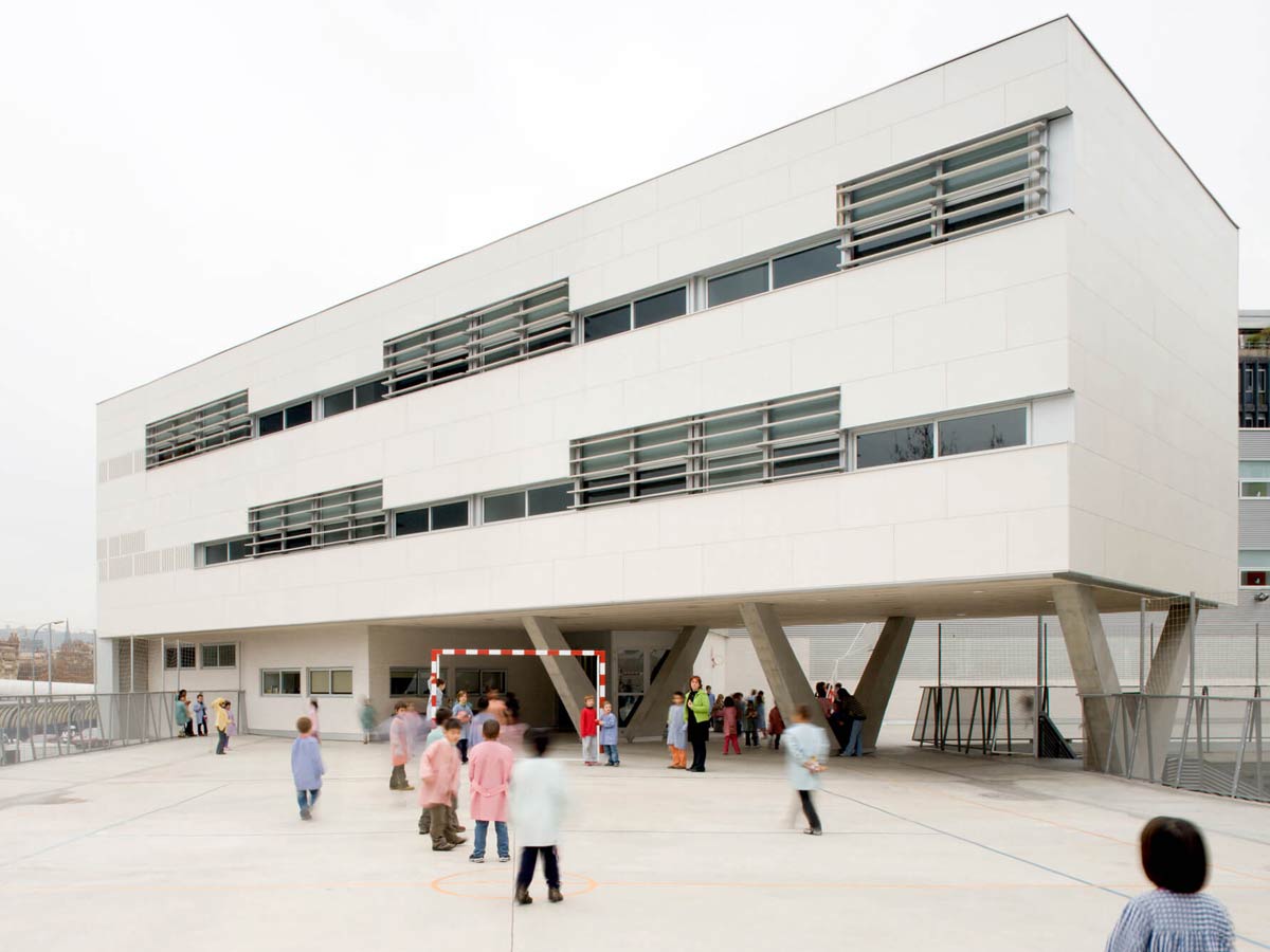 CEIP El Tren de Fort Pienc – facciata ventilata
