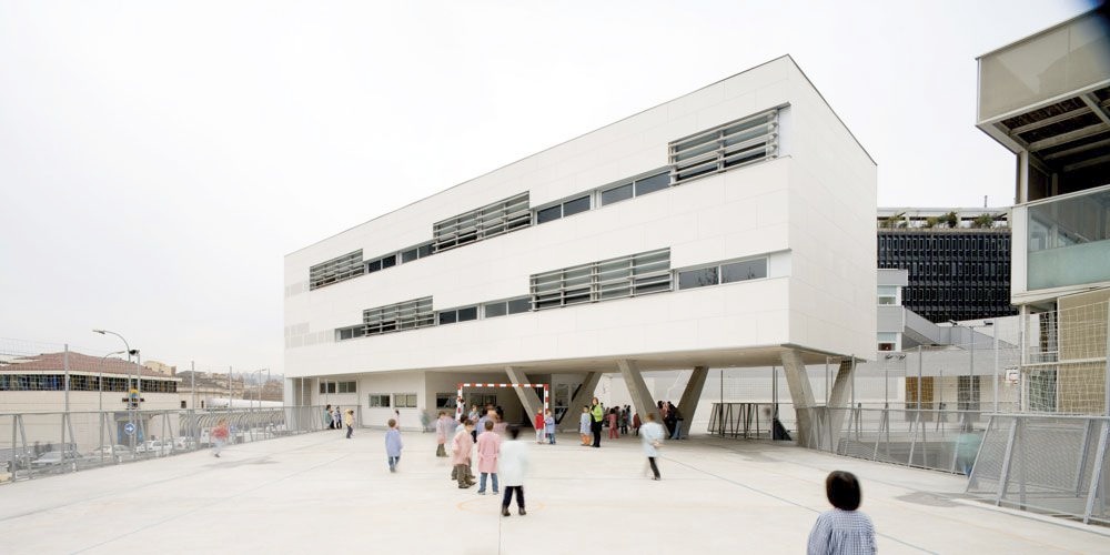 Foto n. 4 del progetto CEIP El Tren de Fort Pienc – facciata ventilata