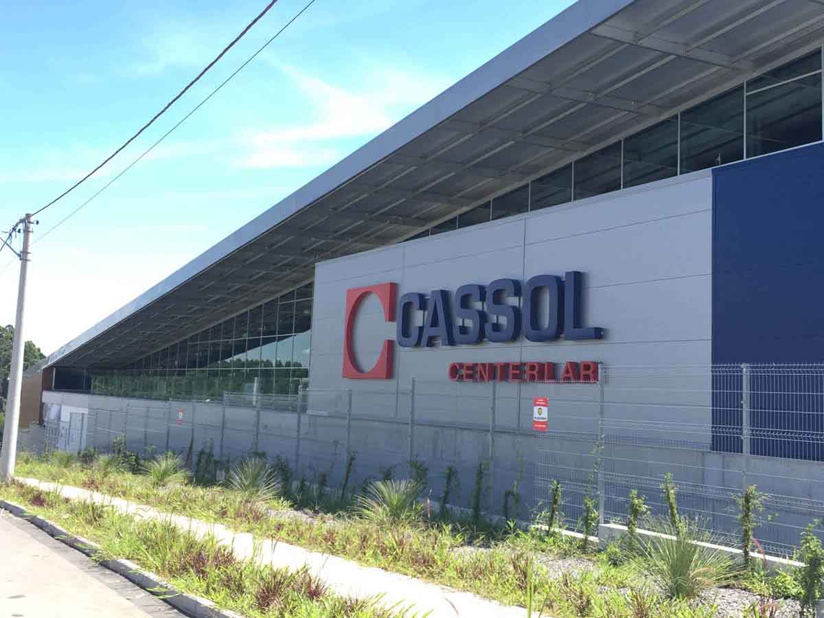 Canais de drenagem no Cassol Center Lar (Caxias)