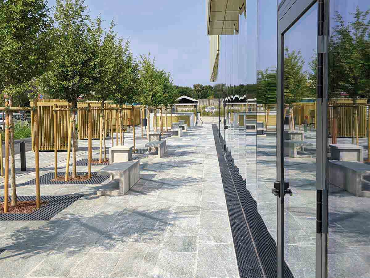 Novo coworking em Milão com drenagem ULMA