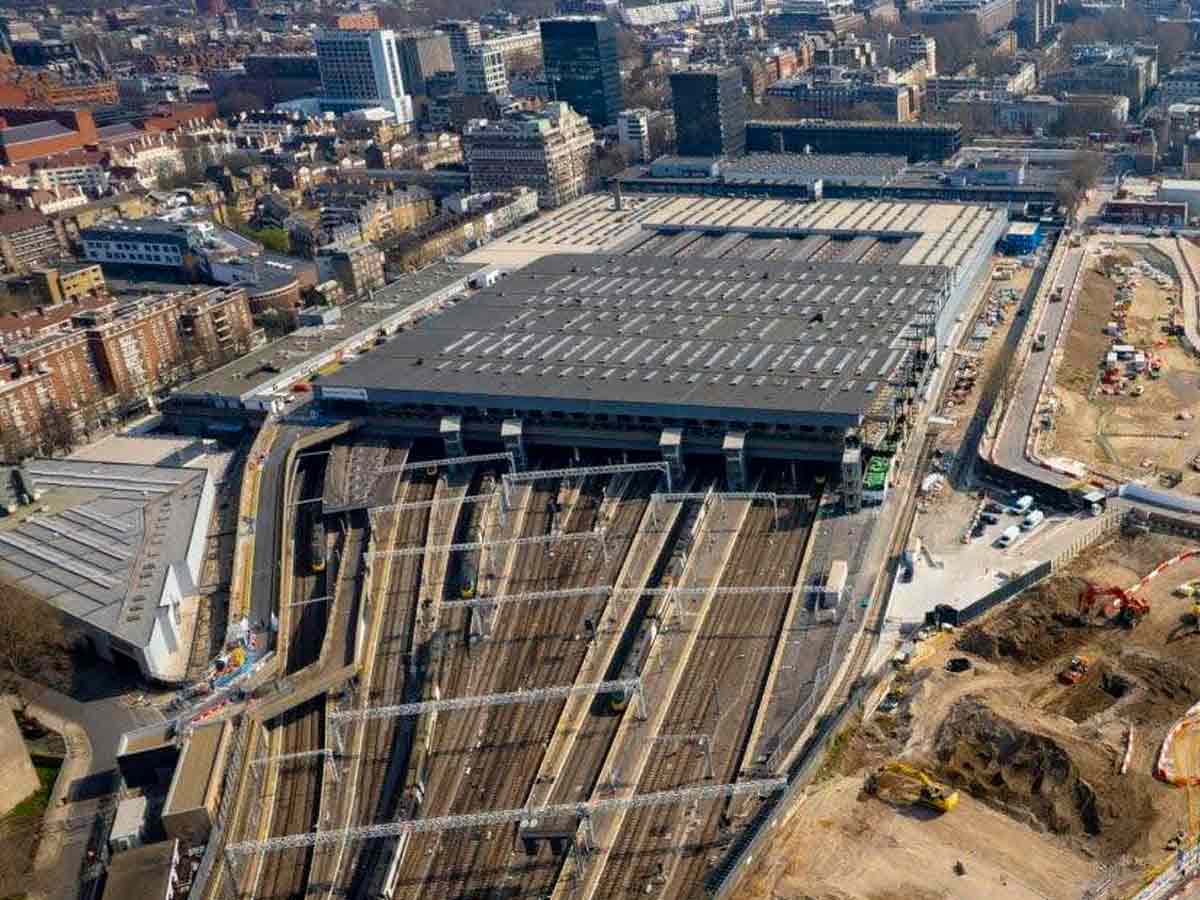 Trem de alta velocidade HS2 (Londres): drenagem durável