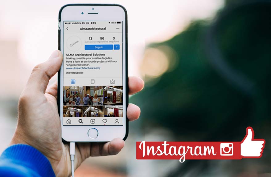 A divisão de arquitetura da ULMA no Instagram