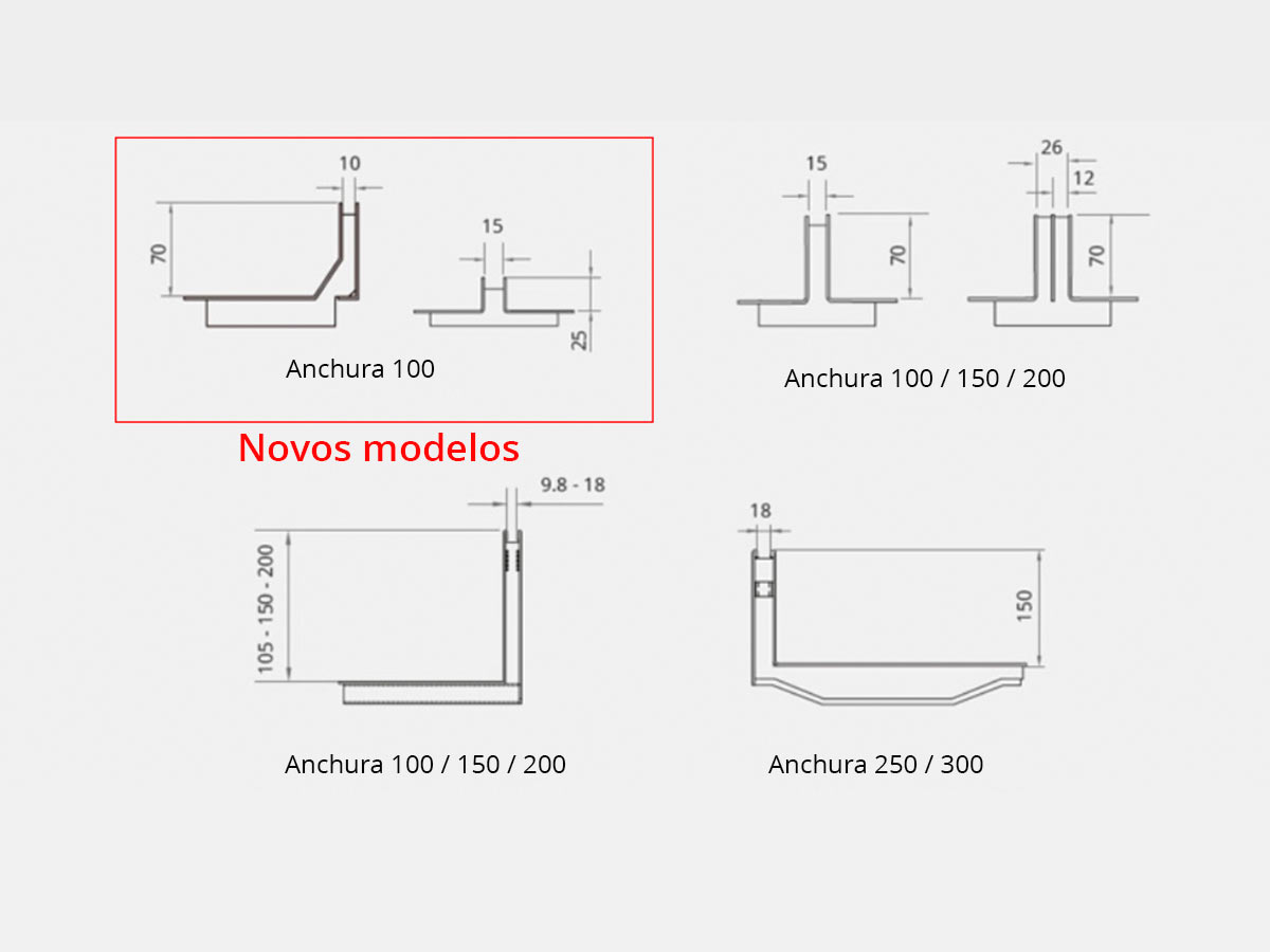 Novos modelos de grelhas ocultas Novos modelos de grelhas ocultas