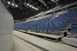 Foto 5 do projeto Canais  de drenagem ULMA no Krakow Arena - Polônia