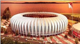 Foto 2 do projeto Drenagem no estádio Beira-Rio: sede para a Copa do Mundo