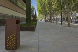 Foto 2 do projeto Drenagem oculta no calçamento da avenida Alfonso X, em Múrcia