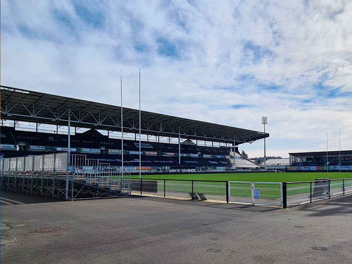 Drenagem invisível no Estádio Amédée Domenech