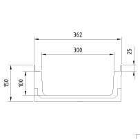 M300K - Canais de drenagem de baixa altura MINI