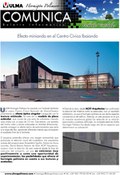 Foto 4 do projeto Efeito óptico com a textura Agua no Centro Cívico Ibaiondo