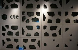 Foto 1 do projeto Perfurações criativas na nova sede do CTE em São Paulo