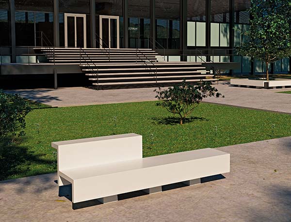Eskola – banco urbano contemporâneo