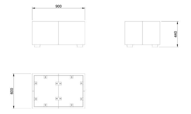 Euri - 90x60x44