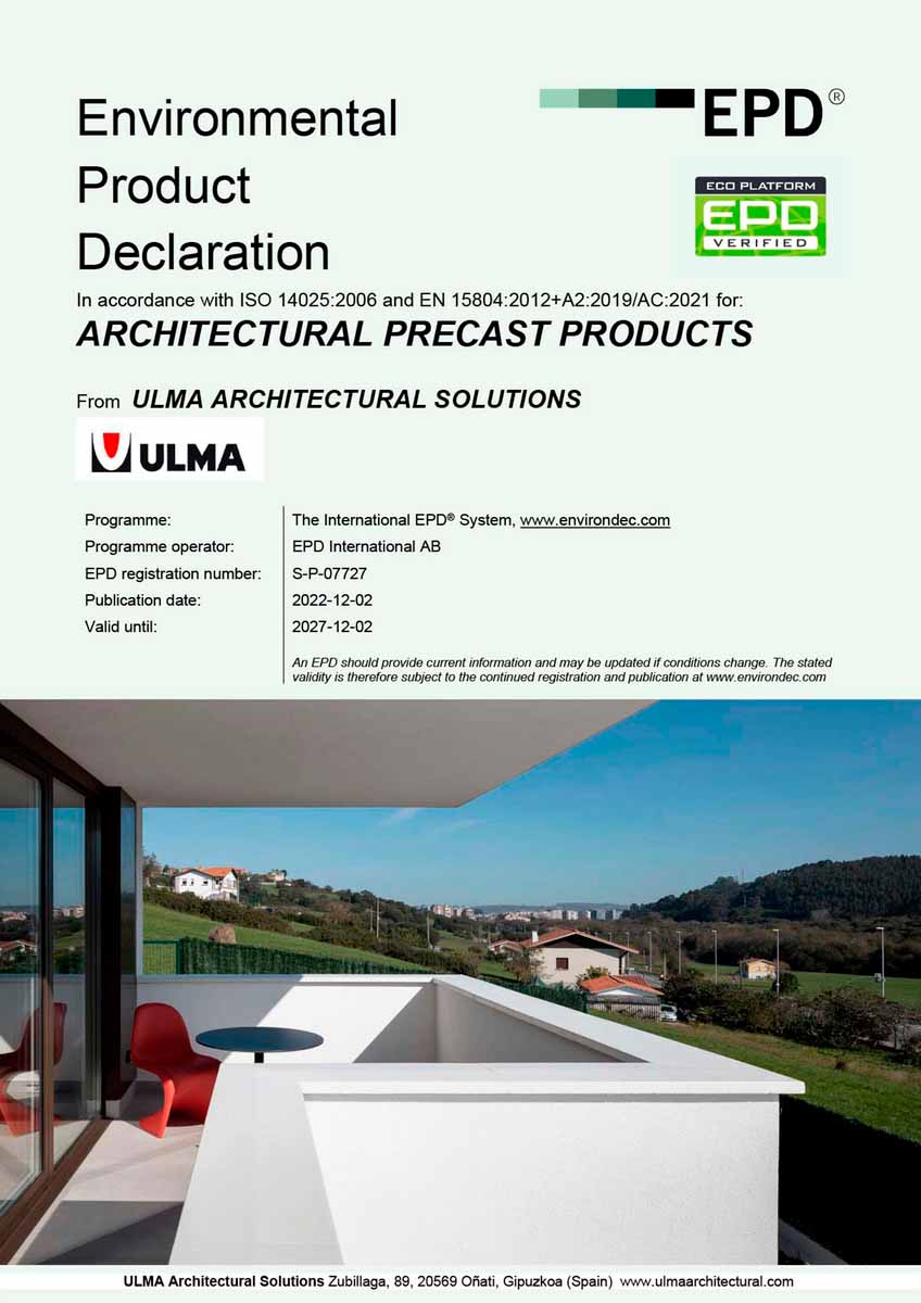 Declaração ambiental de produto Declaração ambiental de produto