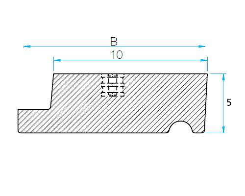 Modelo DCT - B-Porca roscante
