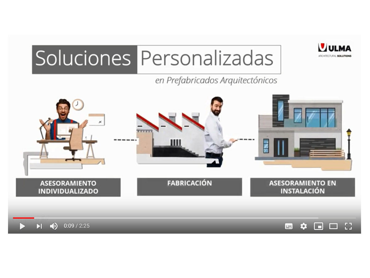 Novo vídeo sobre o proceso de personalização de um frente de terraço